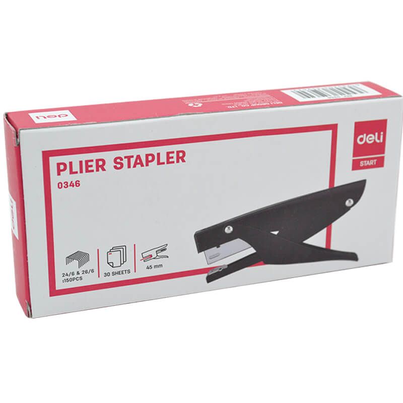 Deli 0346 Pens Tipi Zmba Makinesi 24/6-26/6 Siyah     6935205359629