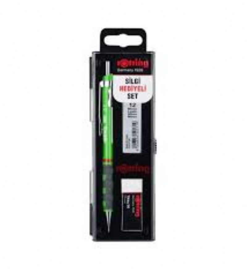 Rotring Tikky Mekanik Ulu Kalem 0,5 Yeil Set