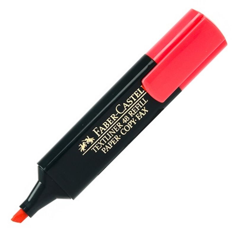 Faber Castell Fosforlu Kalem Krmz