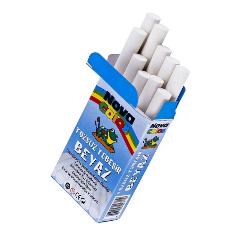 Novacolor Tozsuz Tebeir Beyaz 10'lu   8697405227150