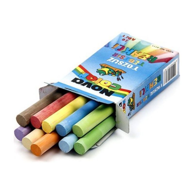 Novacolor Tozsuz Tebeir Renkli 10'lu   8697405227167