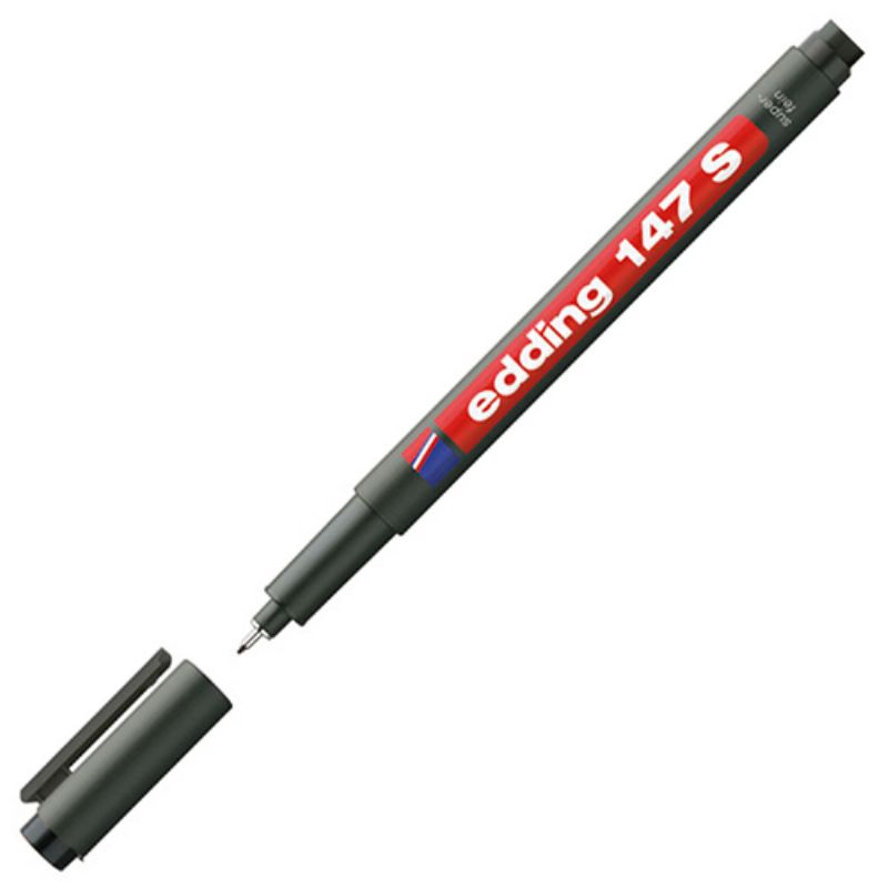 Edding 147S Asetat Kalemi Silgili nce Krmz
