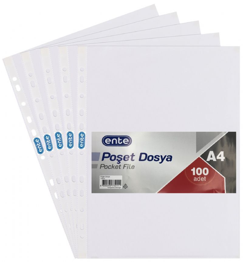 Ente Poet Dosya A4 100'l Paket