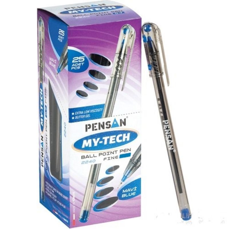Pensan 2250 Mytech Tkenmez Kalem Medium Mavi 1,0