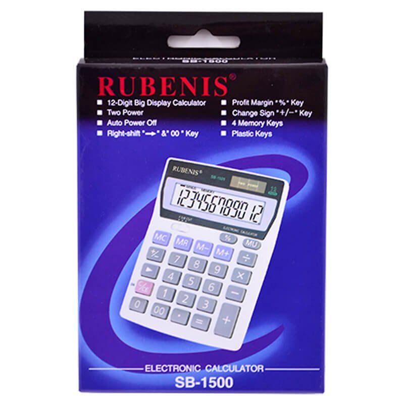 Rubenis SB-1500 Hesap Makinesi 12 hane Orta Boy