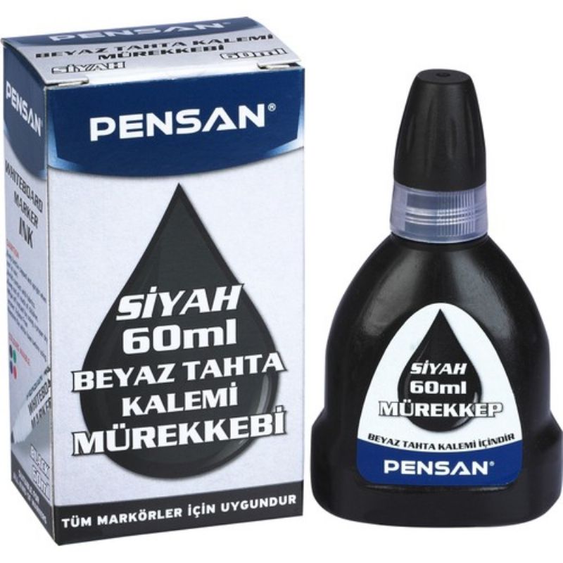 Pensan 4800 Tahta Kalemi Mrekkebi Siyah 60ml