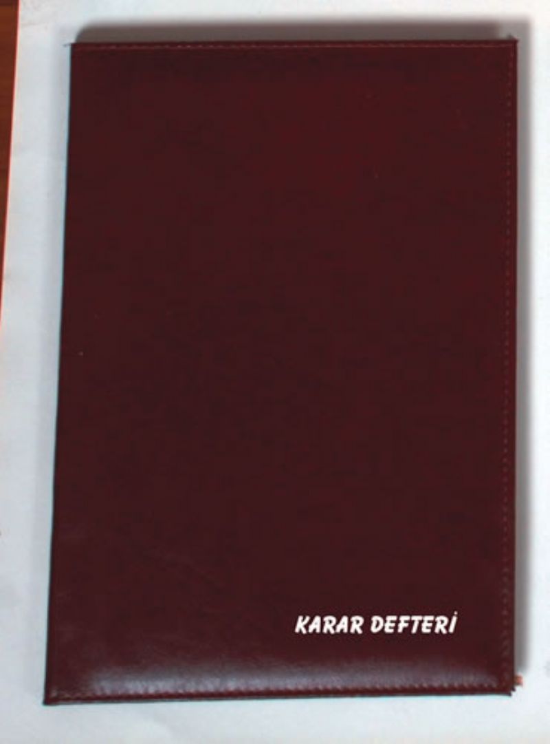 Glpa Karar Defteri Suni Deri 25*35cm 100 yp.