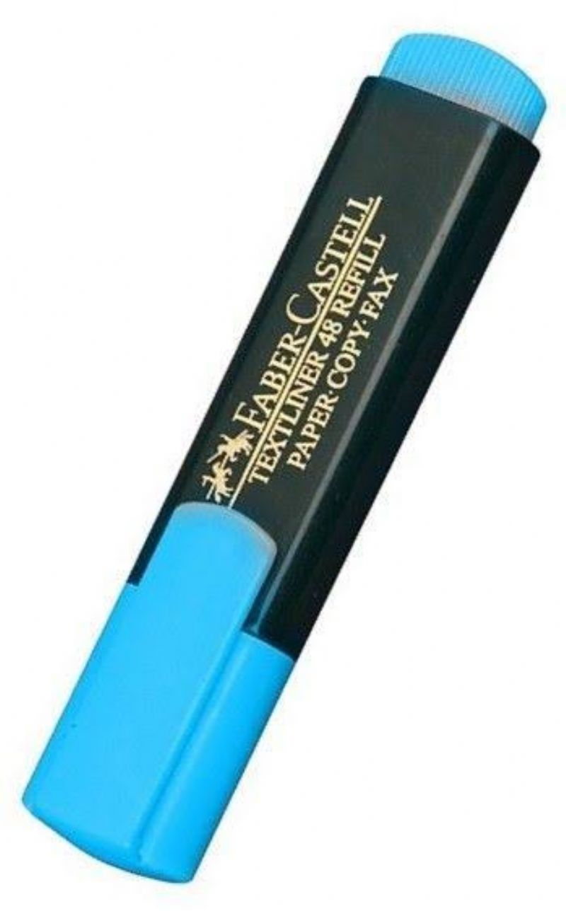 Faber Castell Fosforlu Kalem Mavi