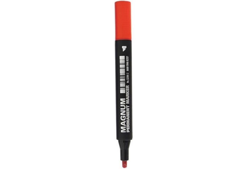 Magnum Permanent Markr Yuvarlak U Krmz