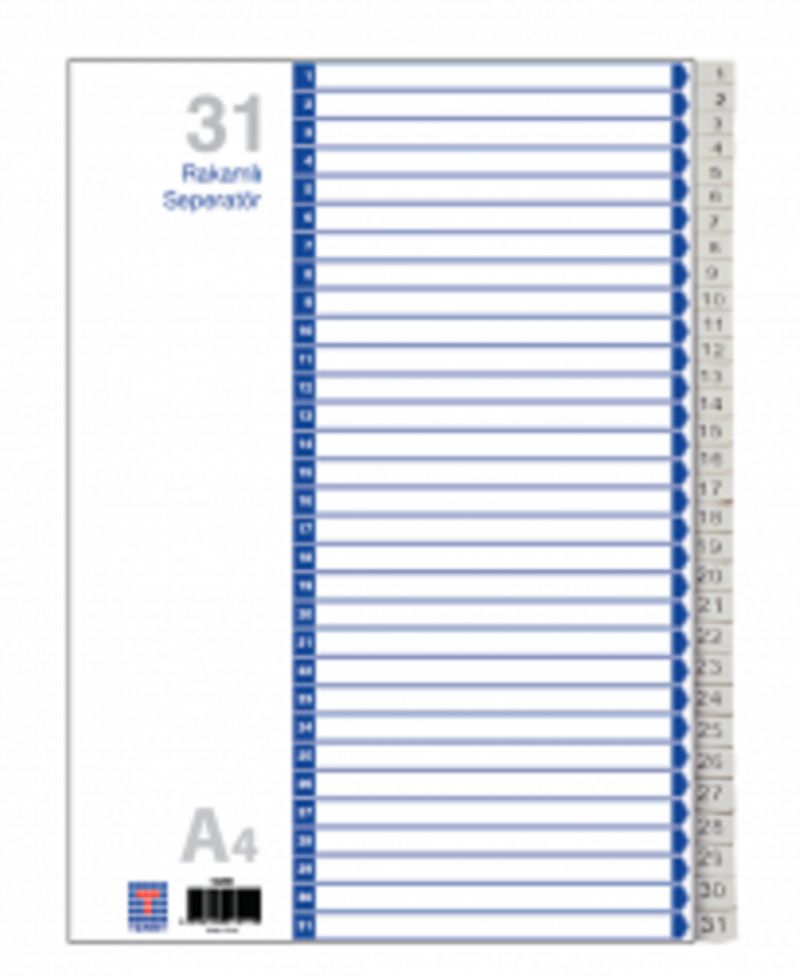 Temat Seperatr 1-31 Rakam