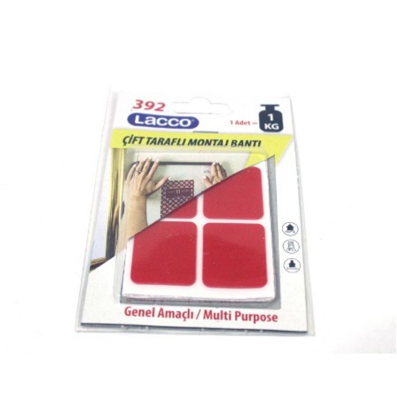 Lacco 392 ift Tarafl Montaj Bant 25*30mm