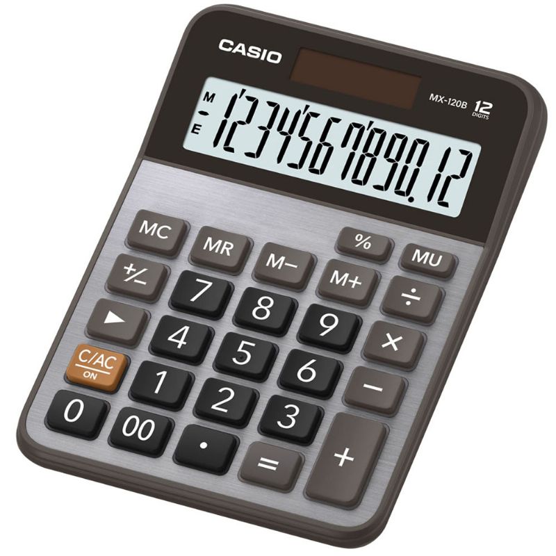 Casio MX-120B 12 Hane Masa st Kk Boy Hesap Makinesi